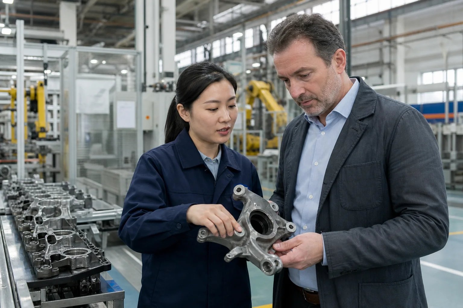 Automotive component supplier assessment in a Chinese factory