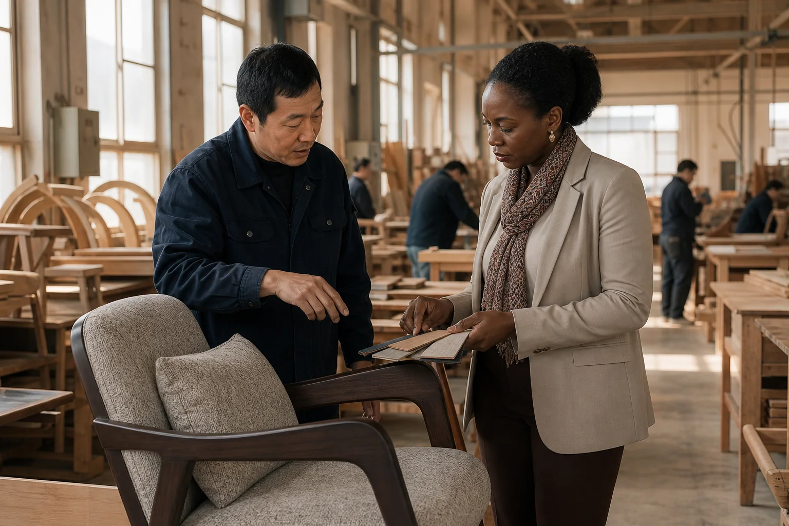 Commercial furniture supplier and material review in China