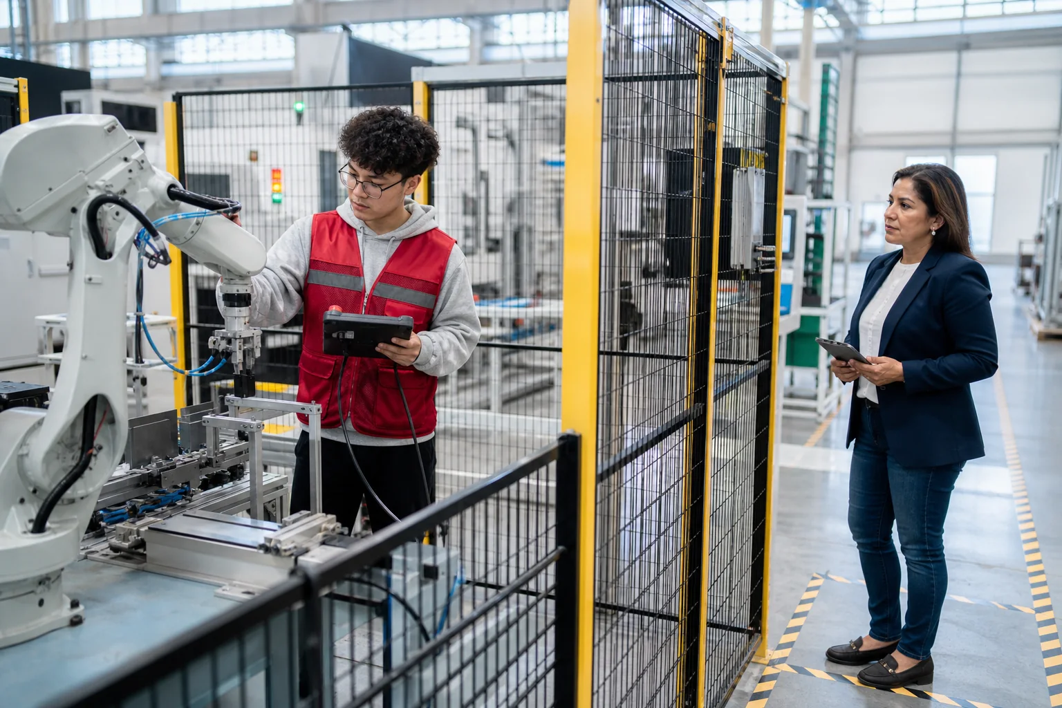 Automation equipment supplier and robotic cell evaluation