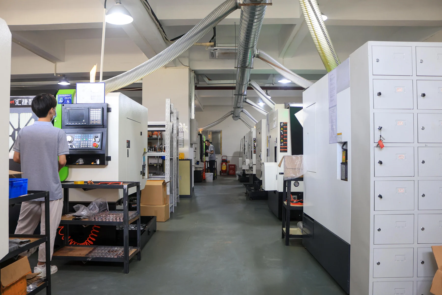 CNC machining production workshop in China