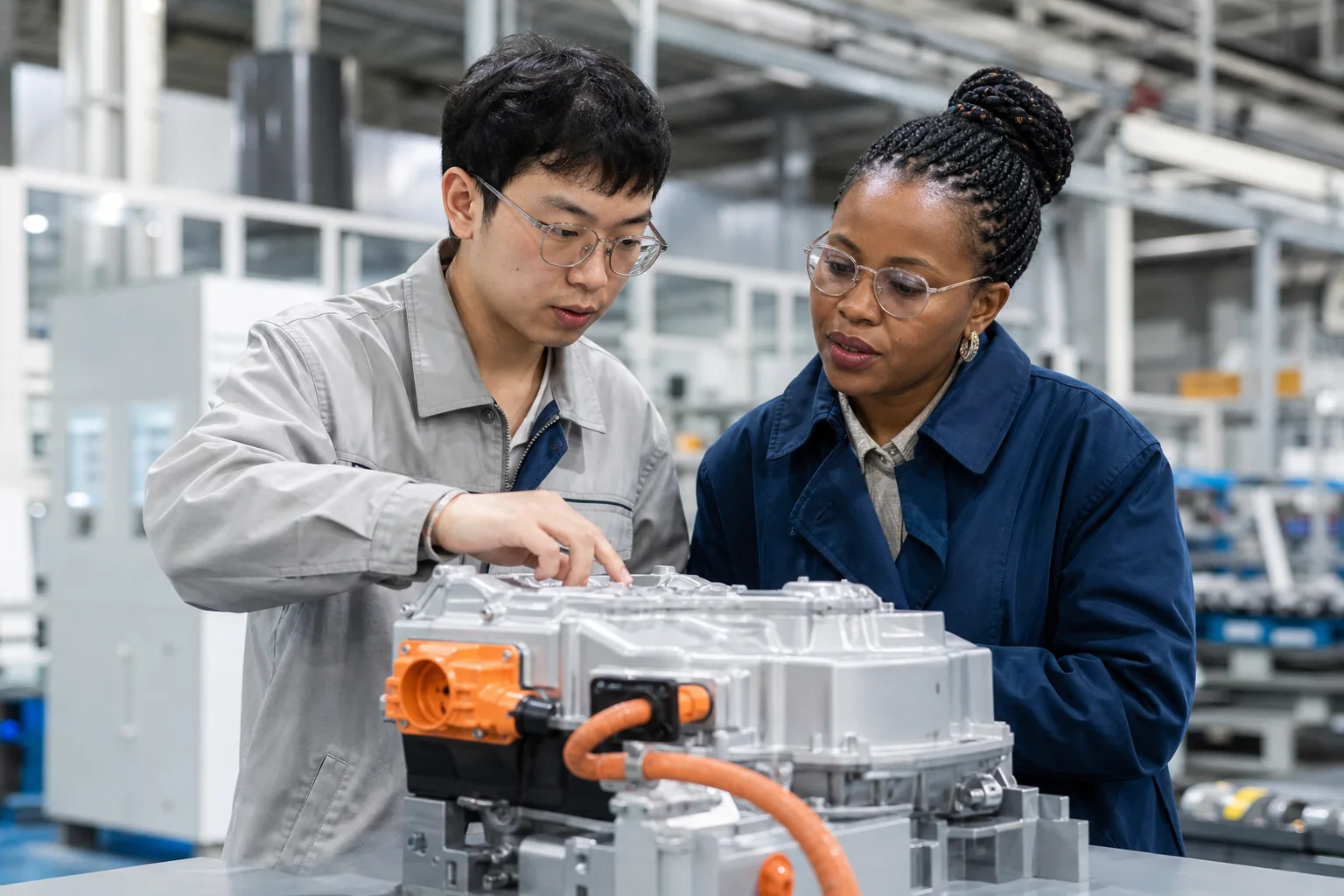 EV component supplier and powertrain project review in China