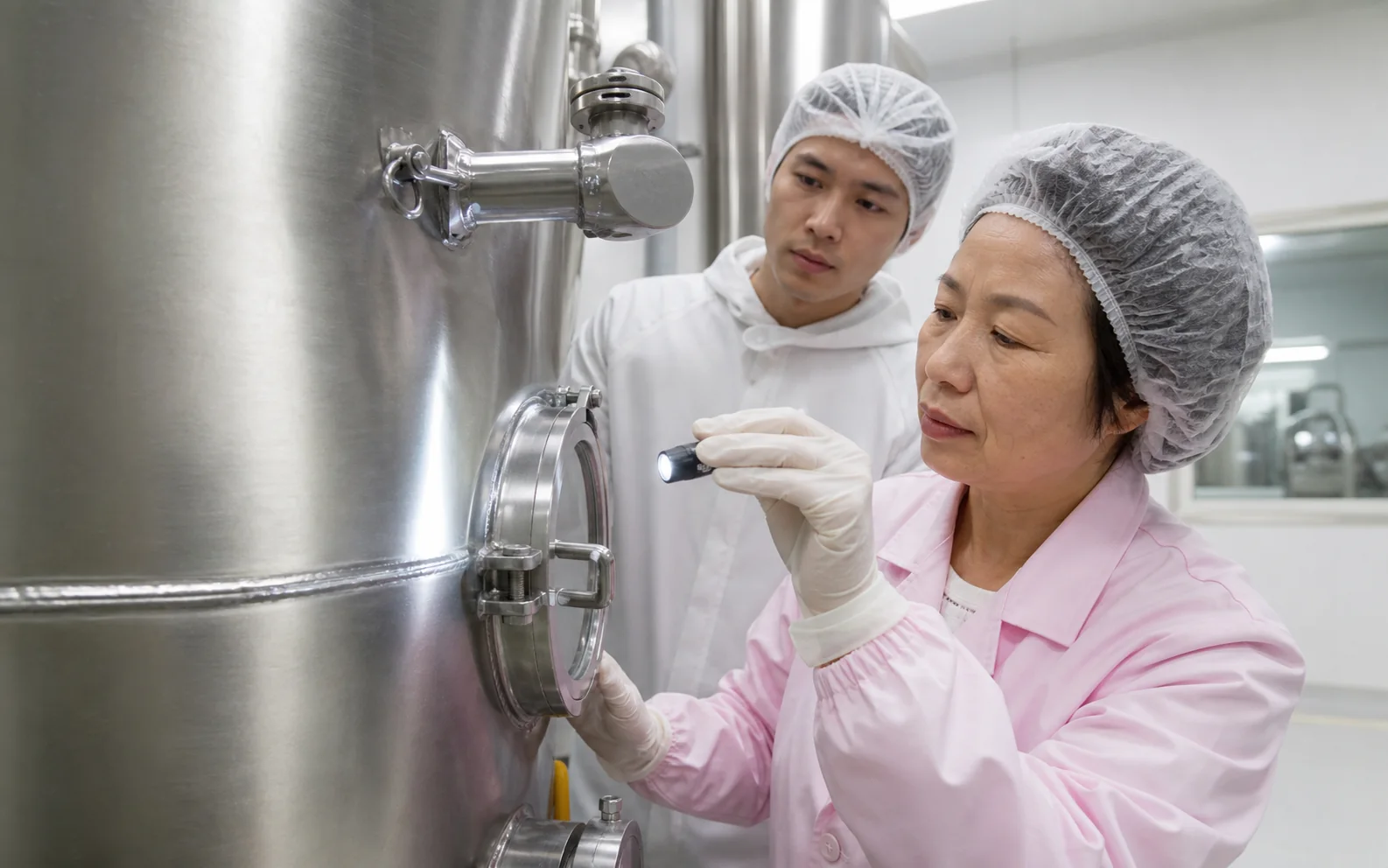 Sanitary equipment inspection for food processing machinery