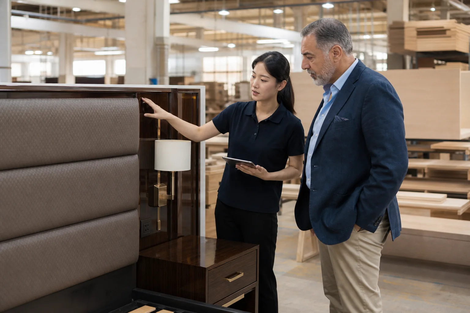 Hotel furniture manufacturing project review in China