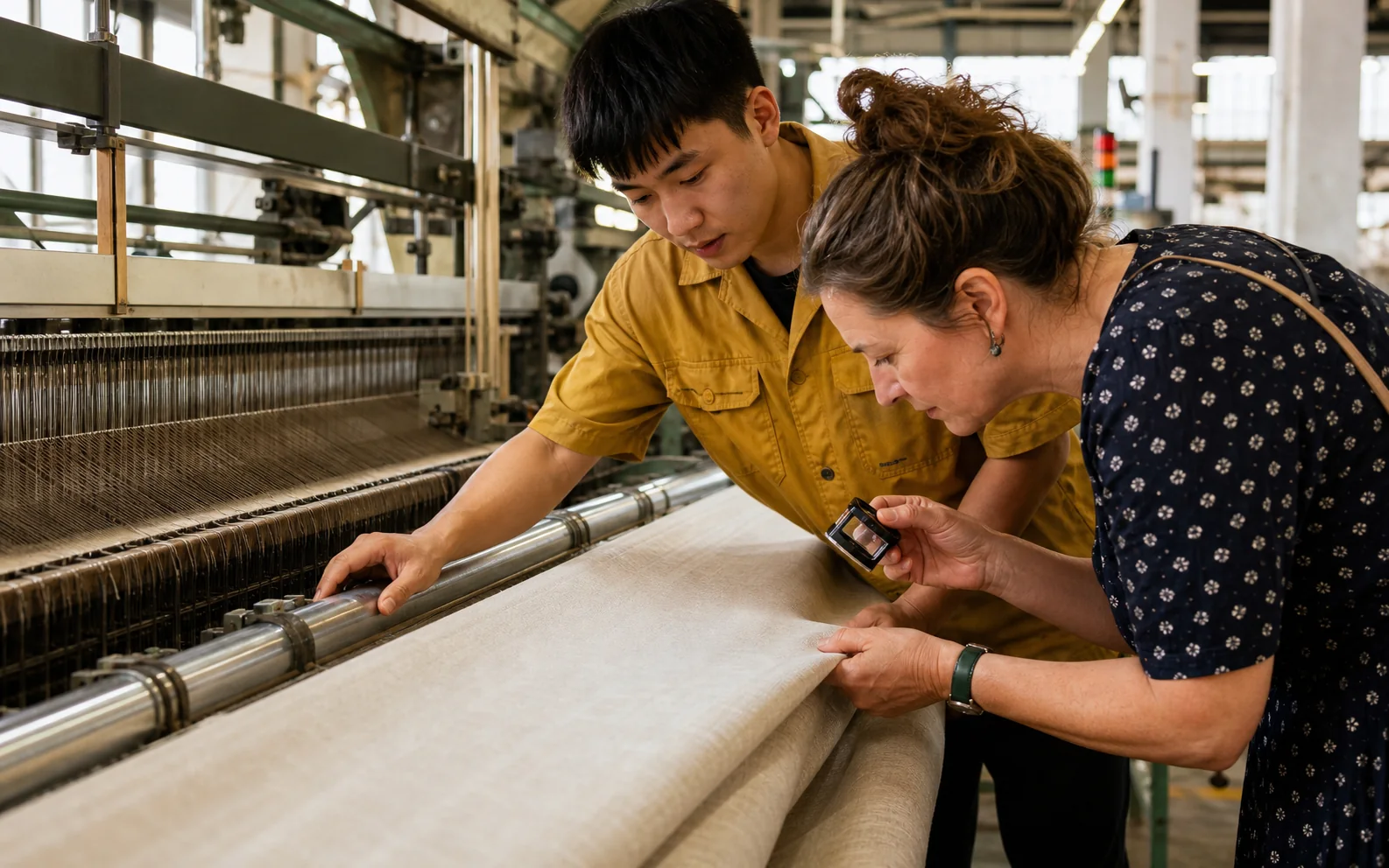 Textile machine operation and maintenance review