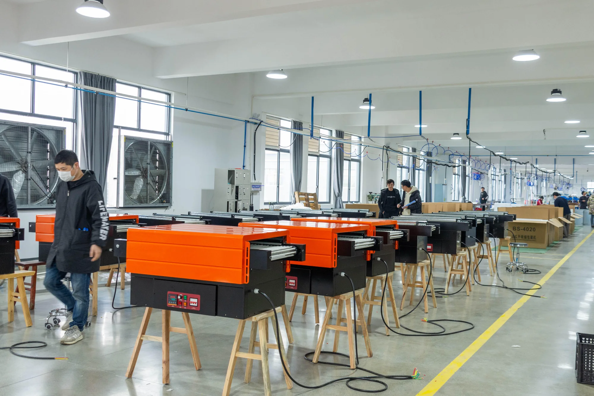 Packaging equipment testing and inspection