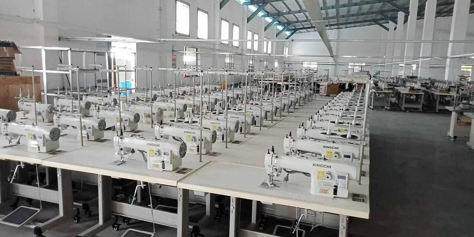 Textile equipment production workshop